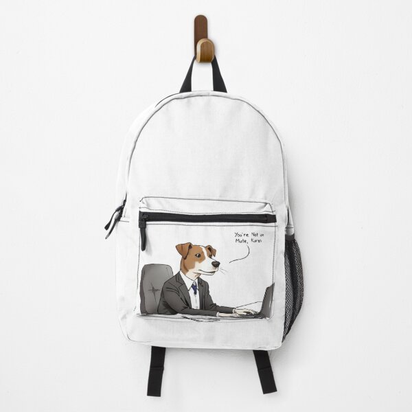 Item preview, Zoom Meeting Mishap: "You're Not on Mute, Karen" - Comical Dog Design designed and sold by Skyla007.