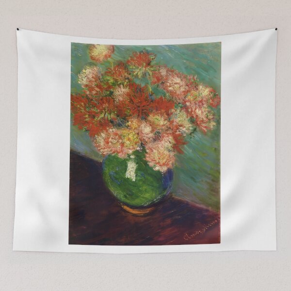 Item preview, Vase of Chrysanthemums by Claude Monet designed and sold by GabyddAlessandr.