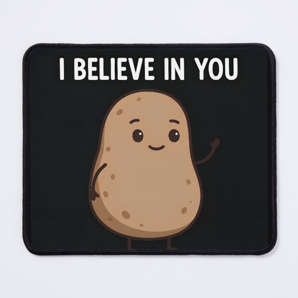 Item preview, Potato of Positivity with Cute Smile designed and sold by Amr Siam.