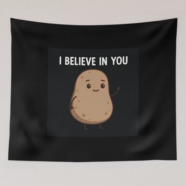 Item preview, Potato of Positivity with Cute Smile designed and sold by Amr Siam.