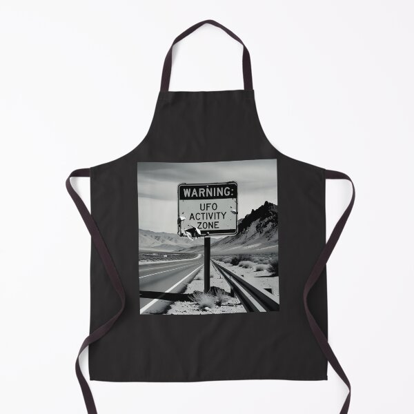 Item preview, Warning sign about UFOs – WARNING: UFO ACTIVITY ZONE designed and sold by TeeJungleStudio.