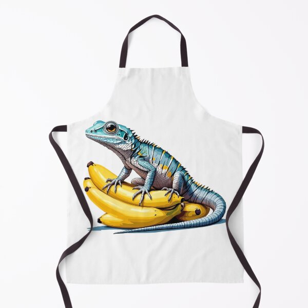 Item preview, A lizard sitting on a bunch of bananas designed and sold by DOG DESIGN.