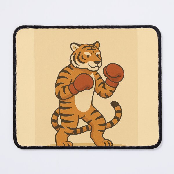 Item preview, Tiger with boxing gloves designed and sold by AnimaloDesigns.
