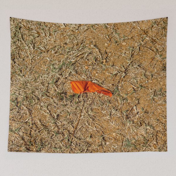 Item preview, orange leaf in a dry field designed and sold by felipequeiroz.