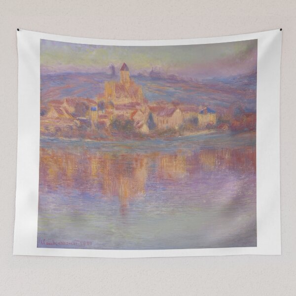 Item preview, Vetheuil at Sunset   1901 by Claude Monet designed and sold by GabyddAlessandr.
