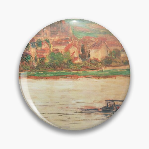 Item preview, Vetheuil Barge on the Seine   1902 by Claude Monet designed and sold by GabyddAlessandr.