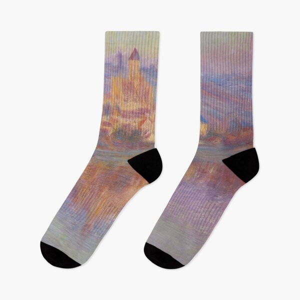 Item preview, Vetheuil at Sunset   1901 by Claude Monet designed and sold by GabyddAlessandr.