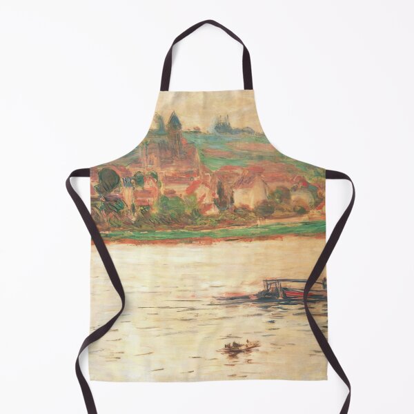 Item preview, Vetheuil Barge on the Seine 1902 by Claude Monet designed and sold by GabyddAlessandr.