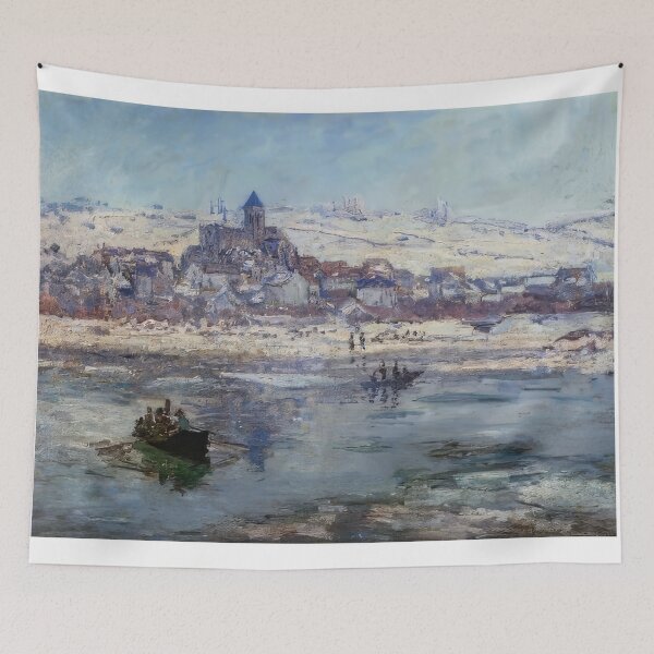 Item preview, Vétheuil en hiver   1879 by Claude Monet designed and sold by GabyddAlessandr.