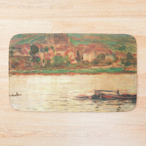 Item preview, Vetheuil Barge on the Seine   1902 by Claude Monet designed and sold by GabyddAlessandr.