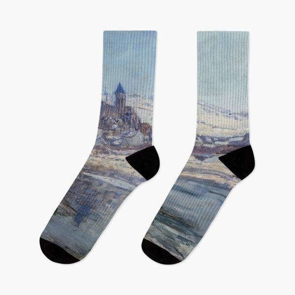 Item preview, Vétheuil en hiver   1879 by Claude Monet designed and sold by GabyddAlessandr.