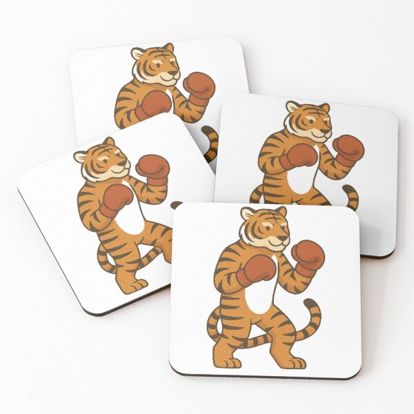 Item preview, Tiger with boxing gloves designed and sold by AnimaloDesigns.