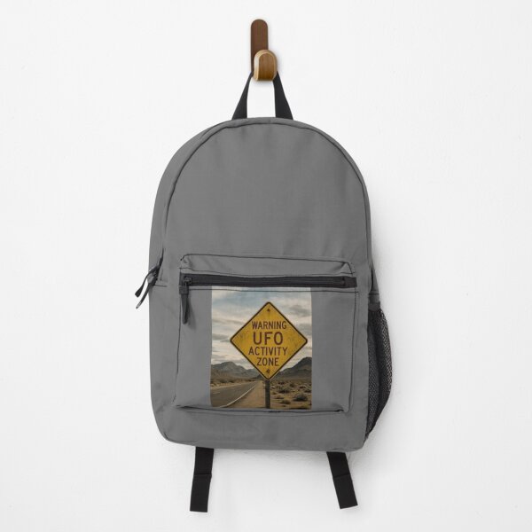 Item preview, Warning sign about UFOs – WARNING UFO ACTIVITY ZONE designed and sold by TeeJungleStudio.