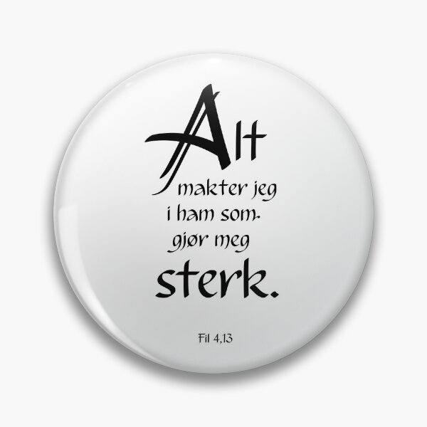 Item preview, Alt makter jeg – Svart tekst designed and sold by GudsOrd Illustrasjoner.