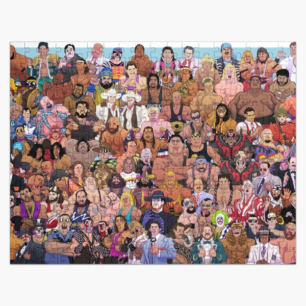 Item preview, WWF Legends: Early '90s Roster Tribute designed and sold by Muscles&Mullets.