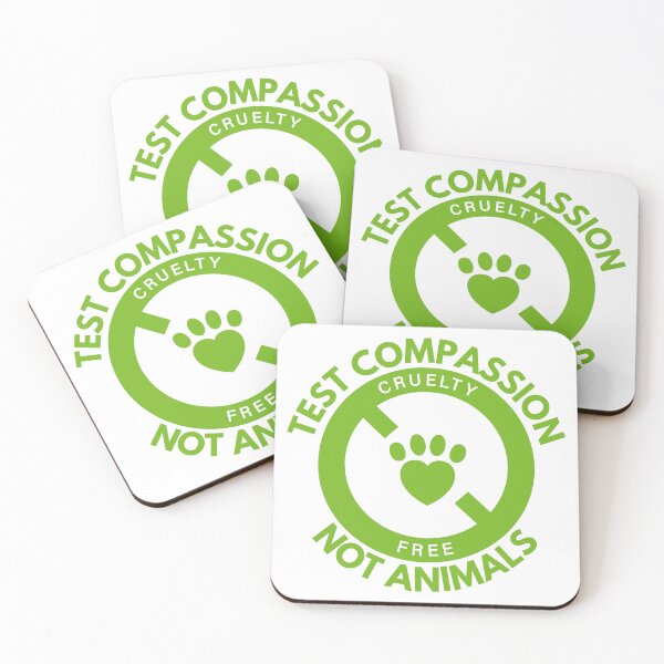 Item preview, Test Compassion Not Animals Stop Animal Testing Art designed and sold by FreedomAndLove.