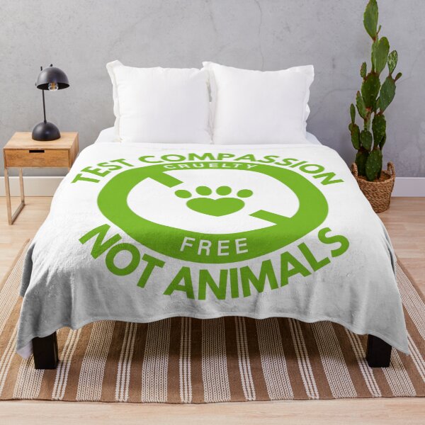 Item preview, Test Compassion Not Animals Stop Animal Testing Art designed and sold by FreedomAndLove.