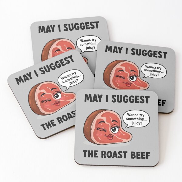 Item preview, May i suggest the roast beef funny embarrassing adult meme designed and sold by Printed Mistakes.
