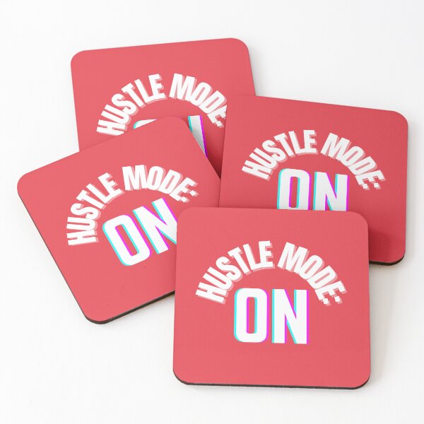 Item preview, Hustle Mode: ON – Bold Motivational Shirt Design designed and sold by thoratsdesign.