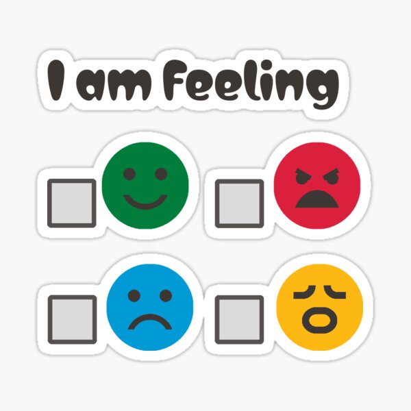 Item preview, All Emotions Are Valid!  (Fill in the blank icons custom self expression) designed and sold by WayToResilience.
