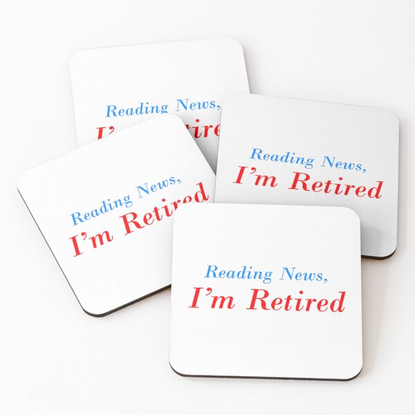 Item preview, Reading News I'm Retired designed and sold by FlyShop1.