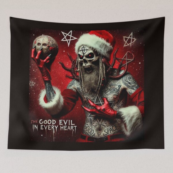 Item preview, Occult Demon Santa Dark Horror designed and sold by Voodoo Store Paranormal Collections.