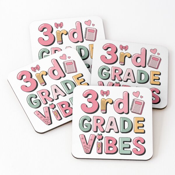 Item preview, 3rd Grade Vibes Coquette Bow Back to School Aesthetic designed and sold by Marpin91.