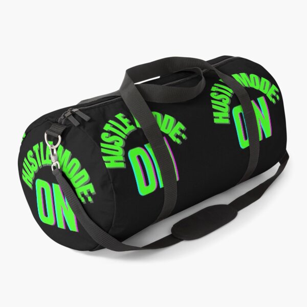 Item preview, Hustle Mode: ON – Neon Style Grind Quote designed and sold by thoratsdesign.