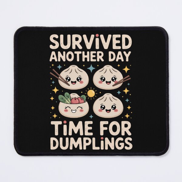 Item preview, Survived Day Time Dumplings Cute Smiling Food designed and sold by CookWorldLaughs.