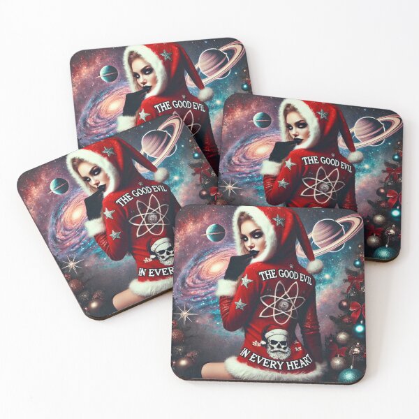 Item preview, Futuristic Glam Pinup Christmas Space designed and sold by Voodoo Store Paranormal Collections.