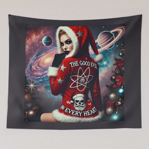 Item preview, Futuristic Glam Pinup Christmas Space designed and sold by Voodoo Store Paranormal Collections.