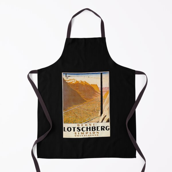 Item preview, Vintage Travel Poster | Lötschberg-Simplon | Art Deco Style | Swiss Alps Railway | Mid-20th Century | Scenic Landscape Print designed and sold by artofuniverse.