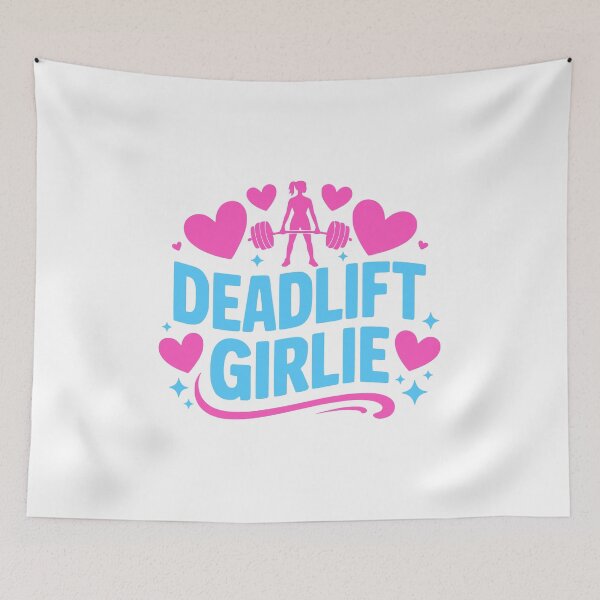 Item preview, Deadlift Girlie! Pink Girly designed and sold by PMCreative.