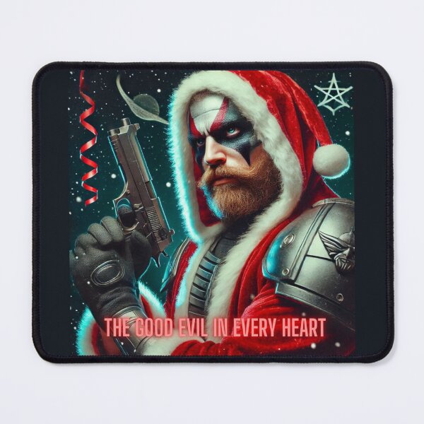 Item preview, Cyberpunk Santa Warrior Dark Festive designed and sold by Voodoo Store Paranormal Collections.