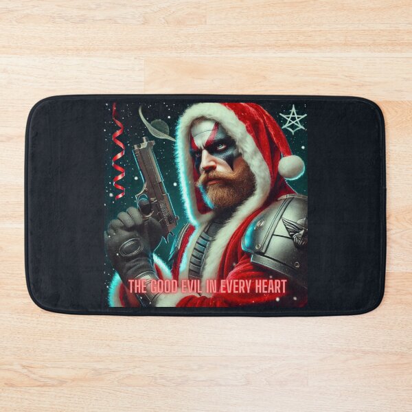 Item preview, Cyberpunk Santa Warrior Dark Festive designed and sold by Voodoo Store Paranormal Collections.