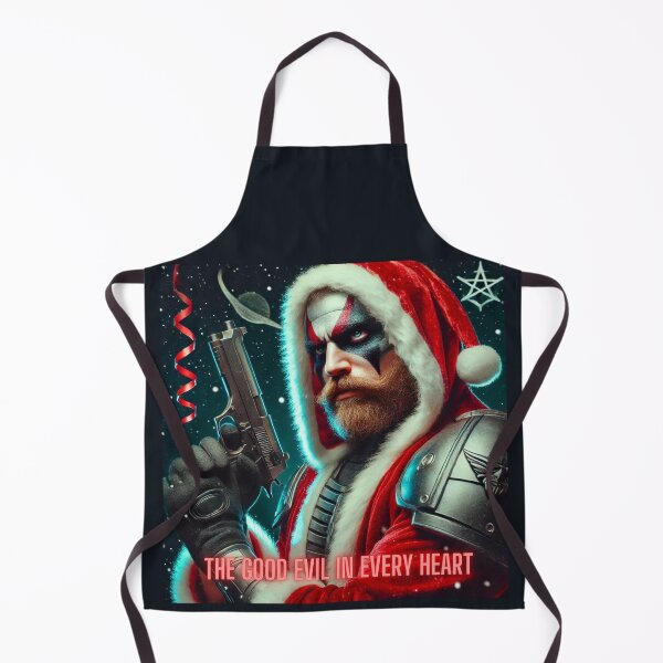 Item preview, Cyberpunk Santa Warrior Dark Festive designed and sold by Voodoo Store Paranormal Collections.