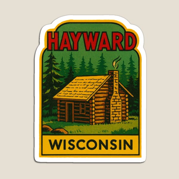 Item preview, Hayward Wisconsin Decal designed and sold by Decal Mania.