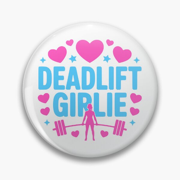 Item preview, Deadlift Girlie! Pink Gym Girl designed and sold by PMCreative.