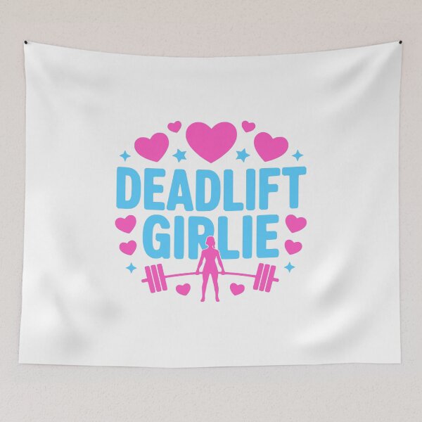 Item preview, Deadlift Girlie! Pink Gym Girl designed and sold by PMCreative.