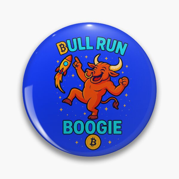 Artikelvorschau, „Bull Run Boogie – Bitcoin-Energietanz“ entworfen und verkauft von BitCrop.