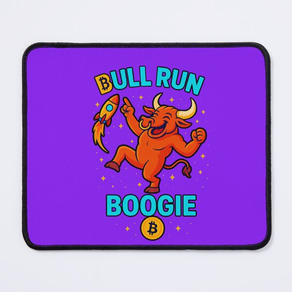 Item preview, "Bull Run Boogie – Bitcoin Energy Dance" designed and sold by BitCrop.