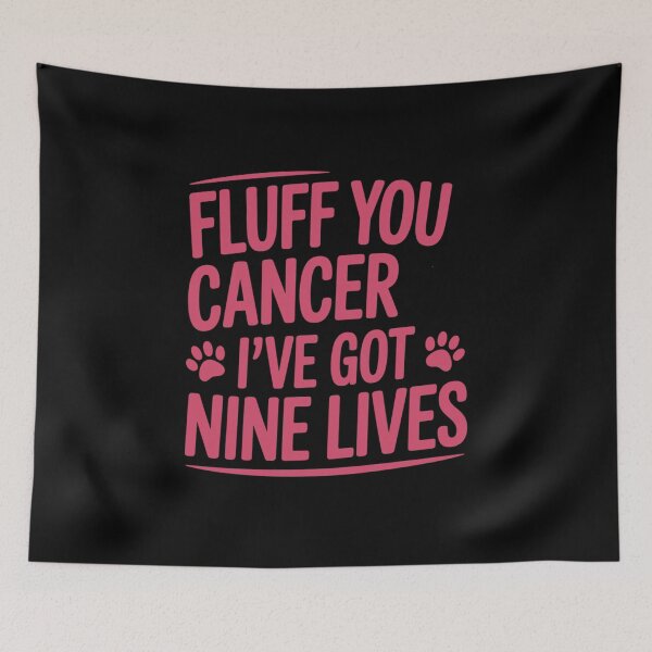 Item preview, Fluff You Cancer designed and sold by Crazy Before Cats.