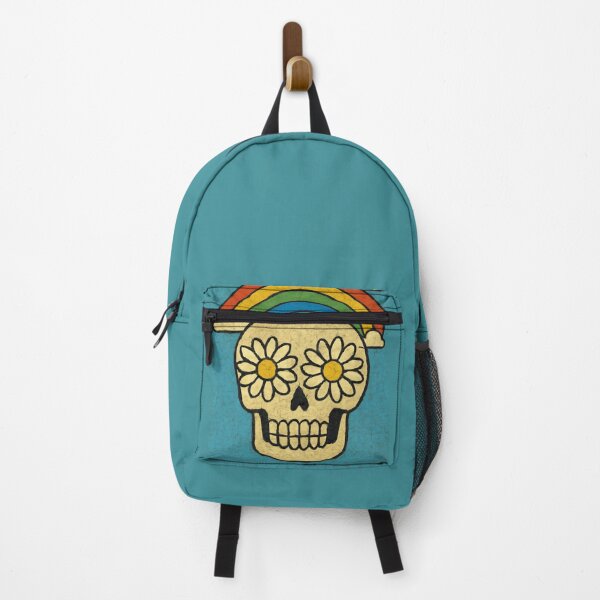 Item preview, Happy skull with daisy designed and sold by 22nd Century Picasso.