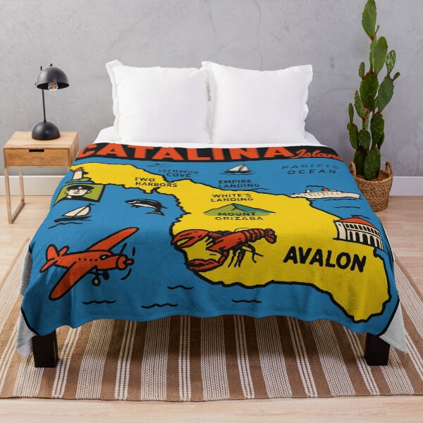 Item preview, Catalina Island Vintage Style Decal designed and sold by Decal Mania.