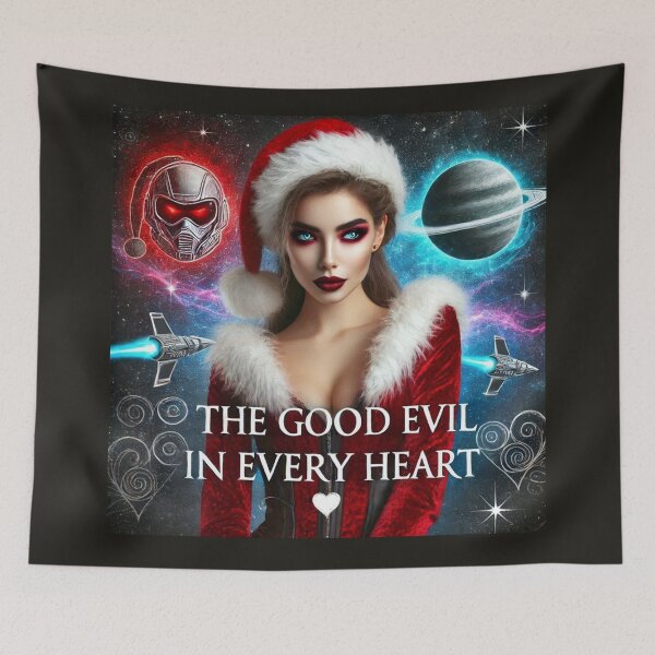 Item preview, Futuristic Cosmic Santa Velvet Mystery designed and sold by Voodoo Store Paranormal Collections.