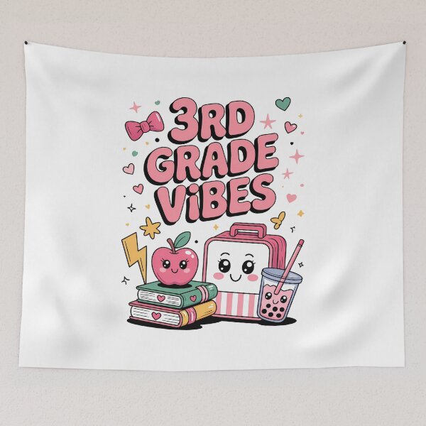 Item preview,  3rd Grade Vibes Coquette Bow Back to School Aesthetic designed and sold by Marpin91.