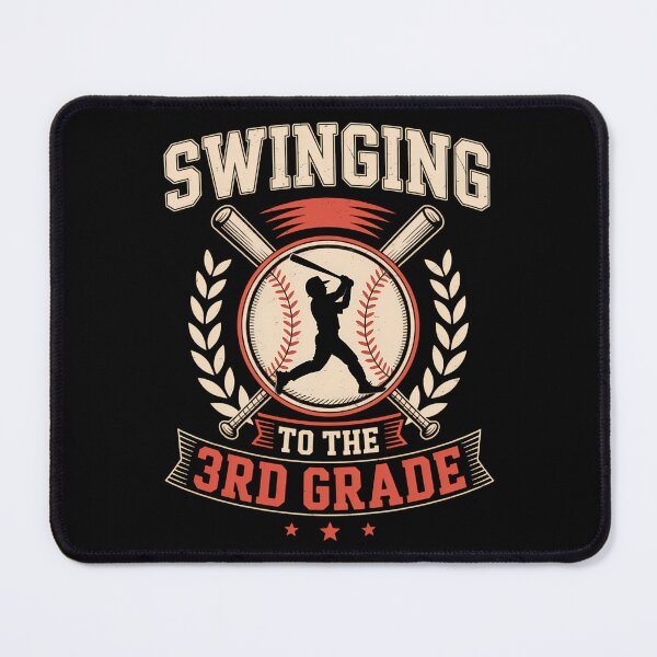 Item preview, Swinging To The 3rd Grade Baseball First Day Of School Boy designed and sold by CookWorldLaughs.