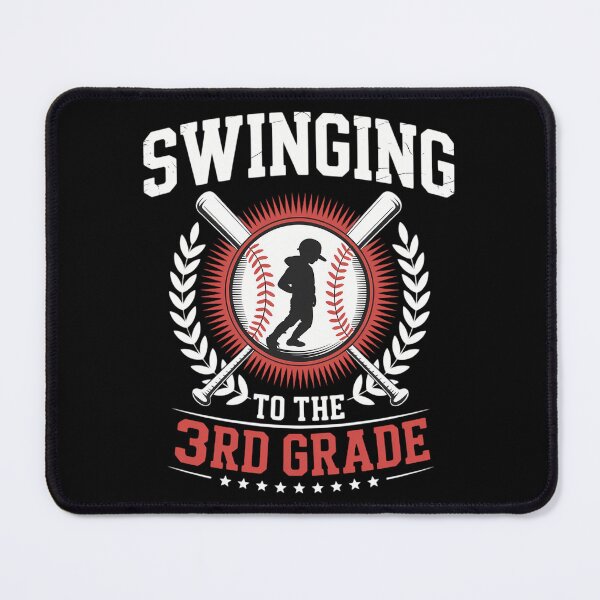 Item preview, Swinging To The 3rd Grade Baseball First Day Of School designed and sold by CookWorldLaughs.