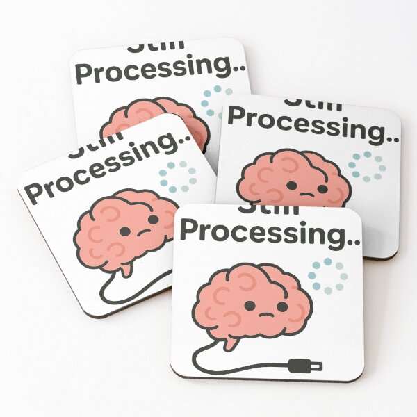 Item preview, Still Processing – Funny Cartoon Brain Design designed and sold by Art-Tacos.