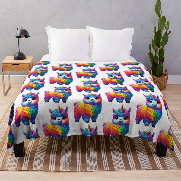 Item preview, Unicorn Rainbow Alpaca designed and sold by caffin8ed.